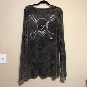 Twelve Symbols Skull Long Sleeve Shirt XXL